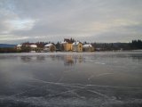 L'étang gelé