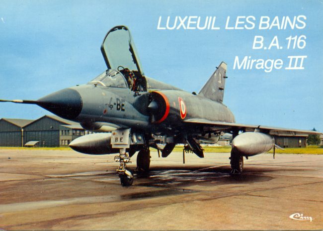 Mirage III E de la base de Luxeuil-les-Bains